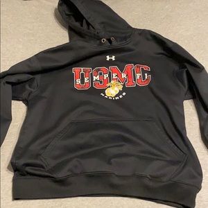 Under Armour USMC hoodie size L